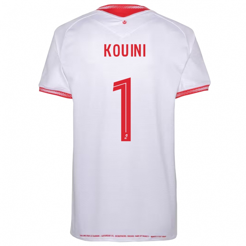 גברים Yanis Kouini #1 שחור אדום הרחק ג'רזי 2025/26 חולצה קצרה