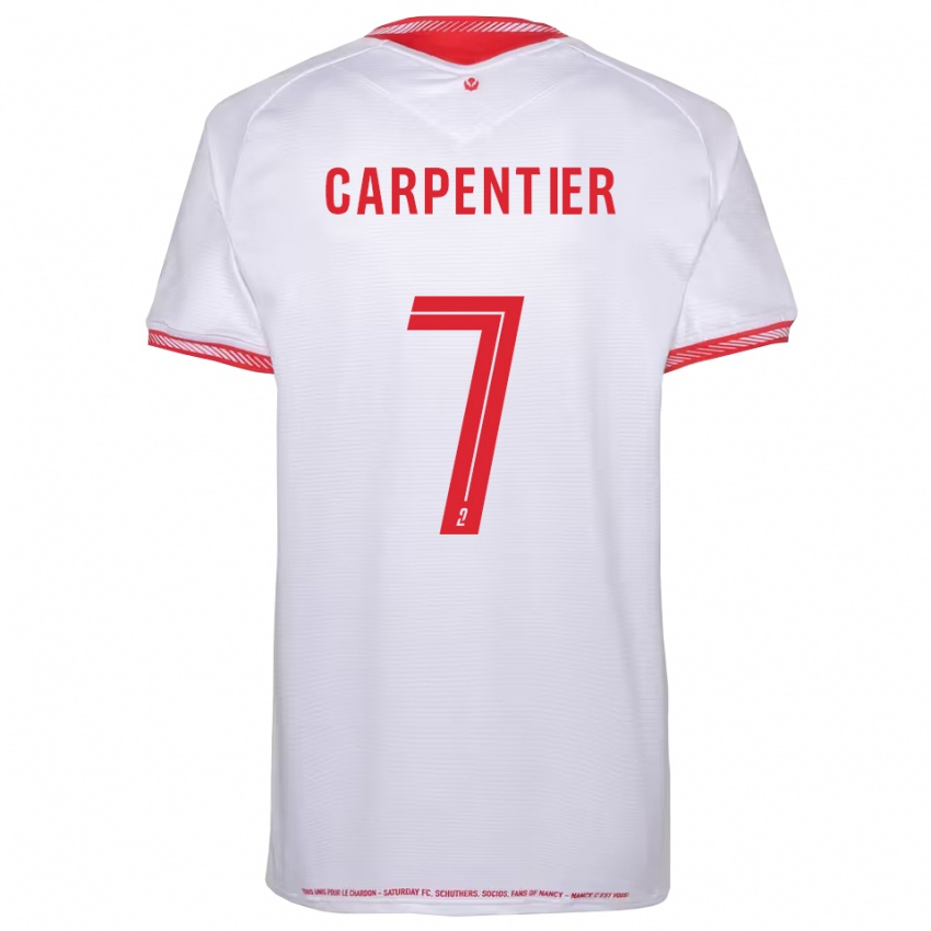 גברים Quentin Carpentier #7 שחור אדום הרחק ג'רזי 2025/26 חולצה קצרה