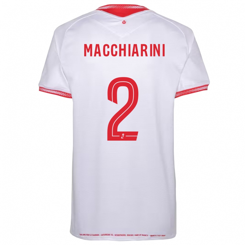 גברים Matéo Macchiarini #2 שחור אדום הרחק ג'רזי 2025/26 חולצה קצרה