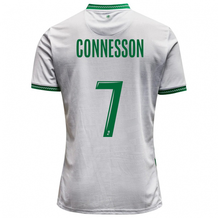 גברים Adèle Connesson #7 לבן ירוק הרחק ג'רזי 2025/26 חולצה קצרה