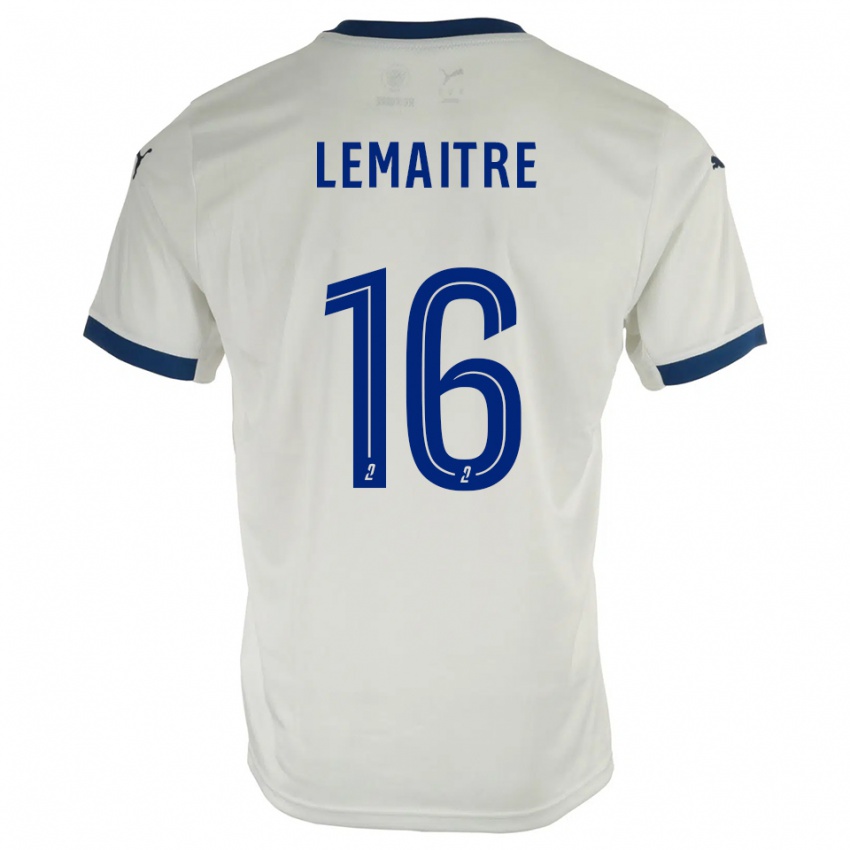 גברים ניקולס למטר #16 לבן כחול הרחק ג'רזי 2025/26 חולצה קצרה