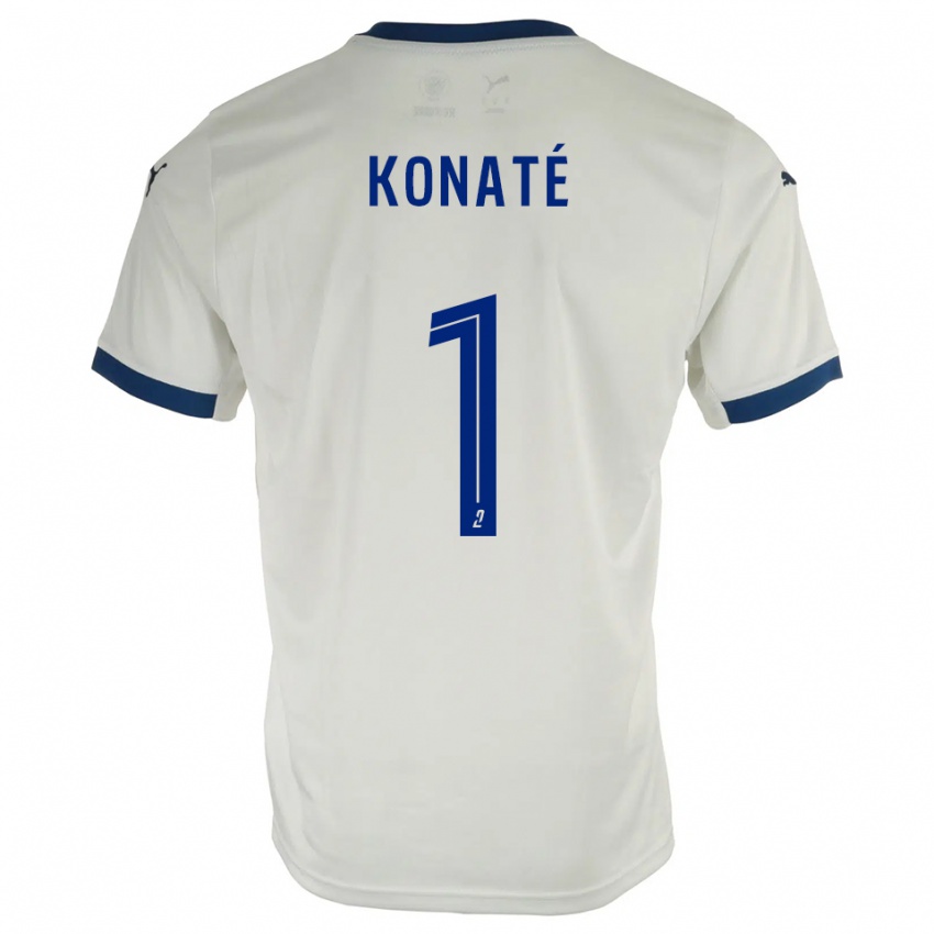 גברים הילל קונאטה #1 לבן כחול הרחק ג'רזי 2025/26 חולצה קצרה