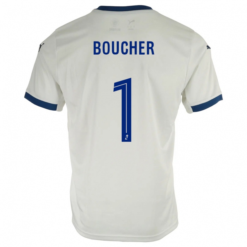 גברים זאכרי בושה #1 לבן כחול הרחק ג'רזי 2025/26 חולצה קצרה