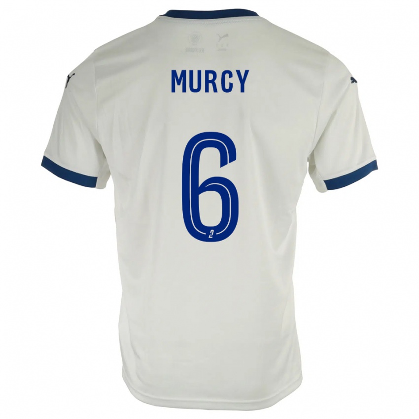 גברים רומן מורסי #6 לבן כחול הרחק ג'רזי 2025/26 חולצה קצרה