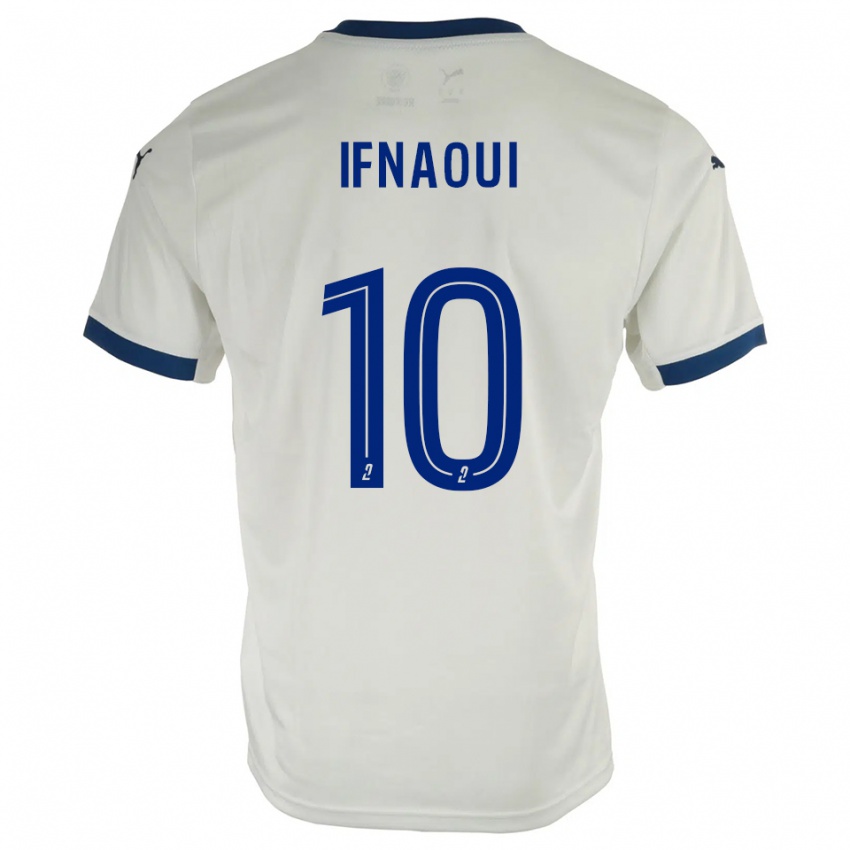 גברים Merwan Ifnaoui #10 לבן כחול הרחק ג'רזי 2025/26 חולצה קצרה