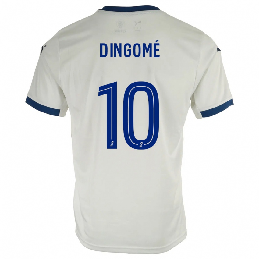 גברים Tristan Dingomé #10 לבן כחול הרחק ג'רזי 2025/26 חולצה קצרה