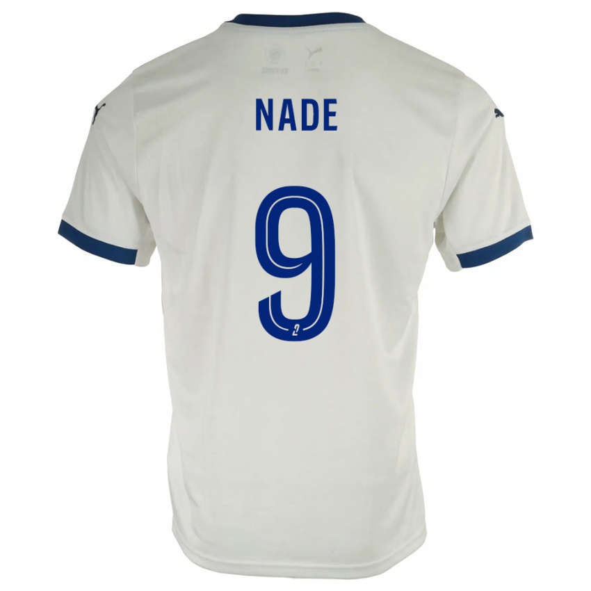 גברים Arthylio Nade #9 לבן כחול הרחק ג'רזי 2025/26 חולצה קצרה