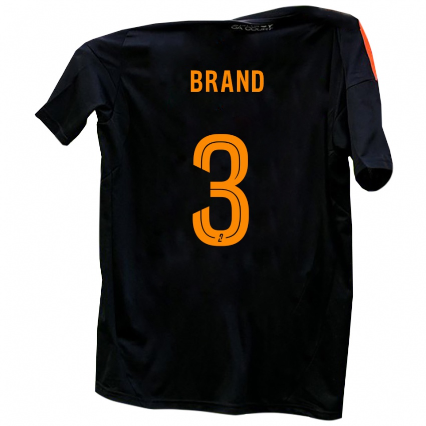 גברים Robin Brand #3 לבן אדום הרחק ג'רזי 2025/26 חולצה קצרה