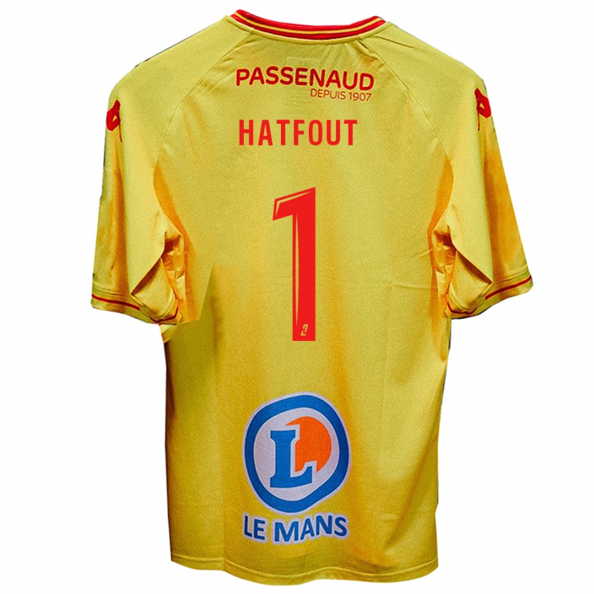 גברים Ewan Hatfout #1 צהוב הרחק ג'רזי 2025/26 חולצה קצרה