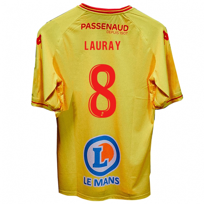 גברים אלכסנדר לוריי #8 צהוב הרחק ג'רזי 2025/26 חולצה קצרה