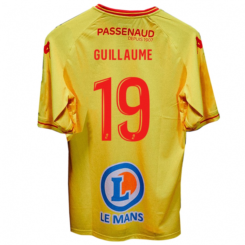 גברים באטיס גווילאומה #19 צהוב הרחק ג'רזי 2025/26 חולצה קצרה