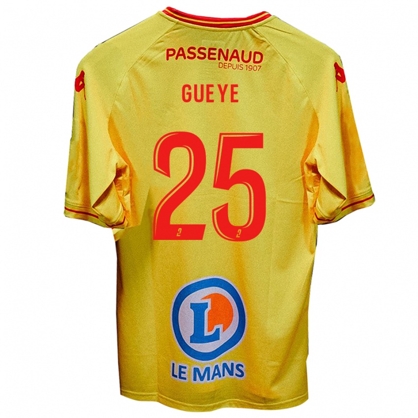 גברים דאם גיי #25 צהוב הרחק ג'רזי 2025/26 חולצה קצרה