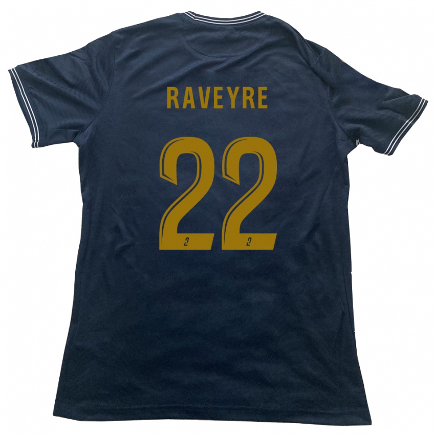 גברים נואה ריייר #22 כחול נייבי זהב הרחק ג'רזי 2025/26 חולצה קצרה