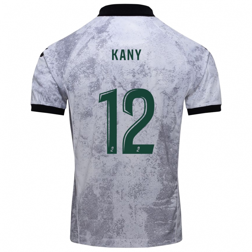 גברים וינסנט קני #12 לבן שחור הרחק ג'רזי 2025/26 חולצה קצרה