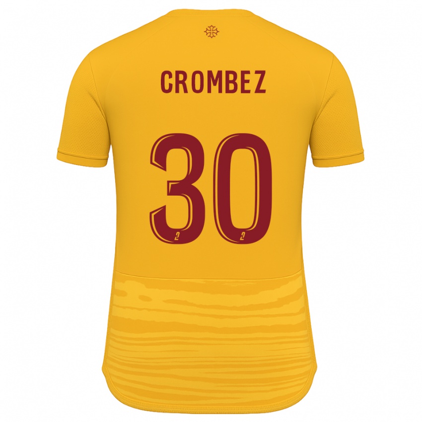 גברים אנזו קרומבז #30 כתום בורדו הרחק ג'רזי 2025/26 חולצה קצרה