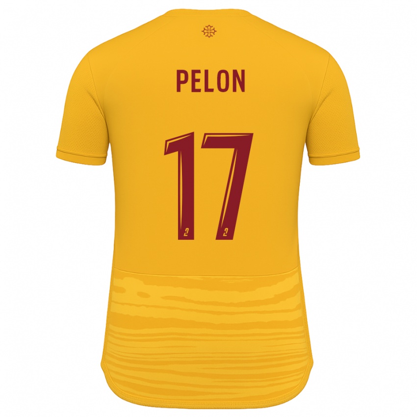 גברים אורליאן פלון #17 כתום בורדו הרחק ג'רזי 2025/26 חולצה קצרה