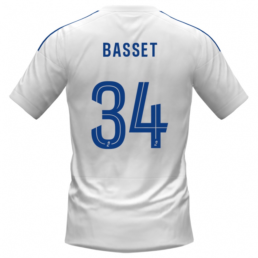 גברים דונובן באסט #34 לבן כחול הרחק ג'רזי 2025/26 חולצה קצרה