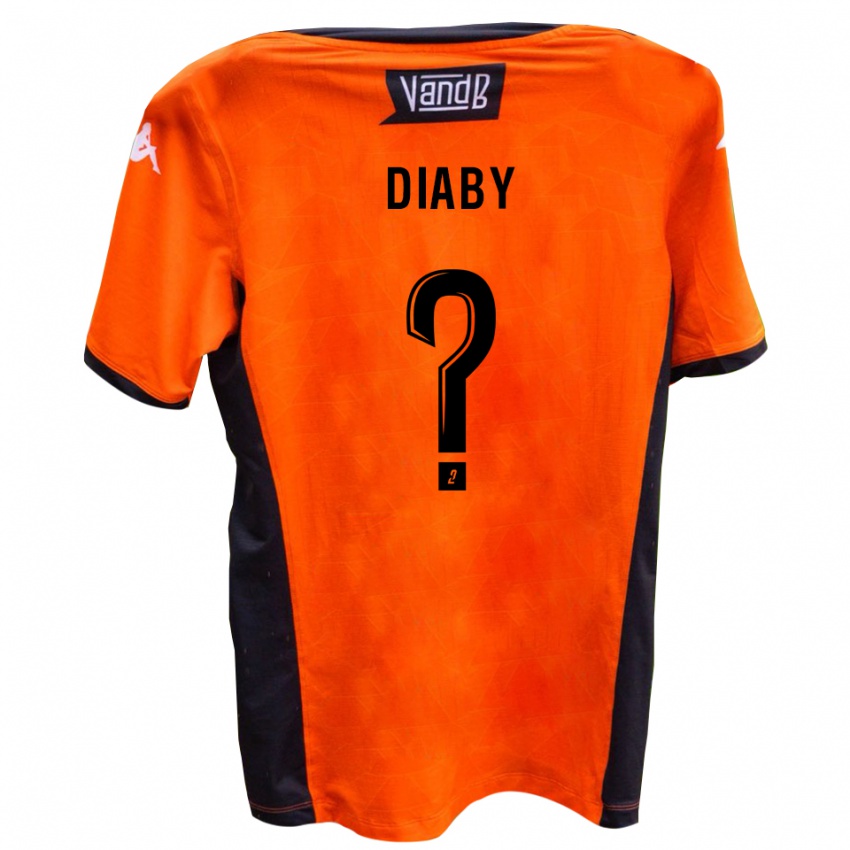 גברים Karamba Diaby #0 לבן שחור הרחק ג'רזי 2025/26 חולצה קצרה