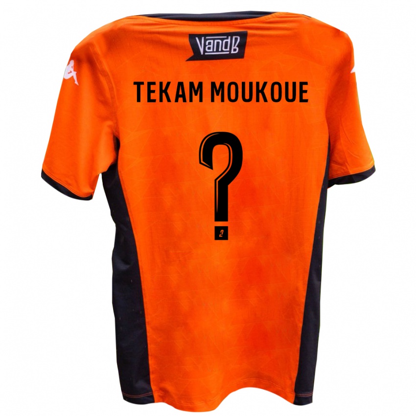 גברים Joachim Tekam Moukoue #0 לבן שחור הרחק ג'רזי 2025/26 חולצה קצרה