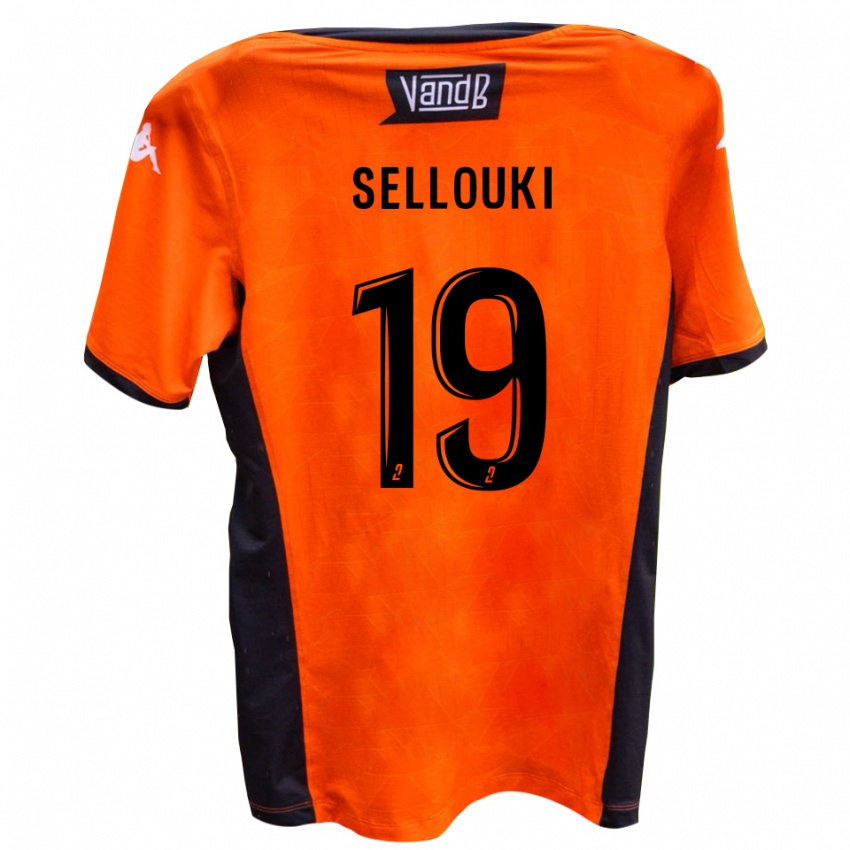 גברים Malik Sellouki #19 לבן שחור הרחק ג'רזי 2025/26 חולצה קצרה