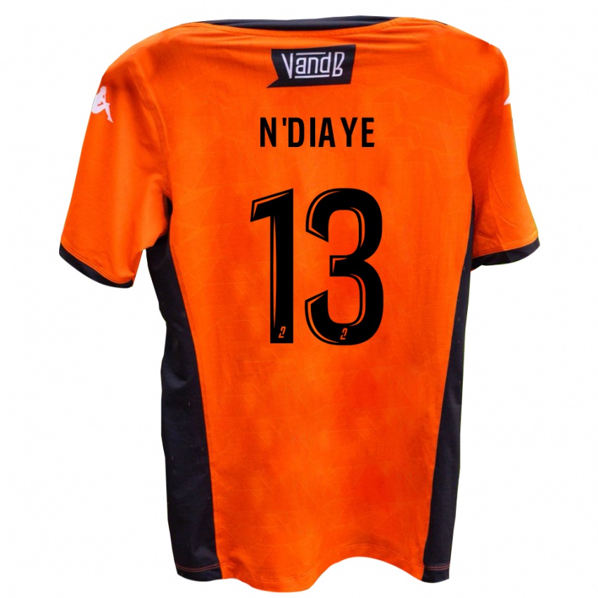 גברים Tijane N'diaye #13 לבן שחור הרחק ג'רזי 2025/26 חולצה קצרה