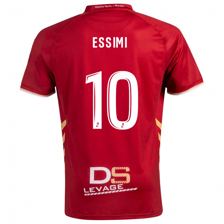 גברים Marco Essimi #10 בורדו זהב הרחק ג'רזי 2025/26 חולצה קצרה