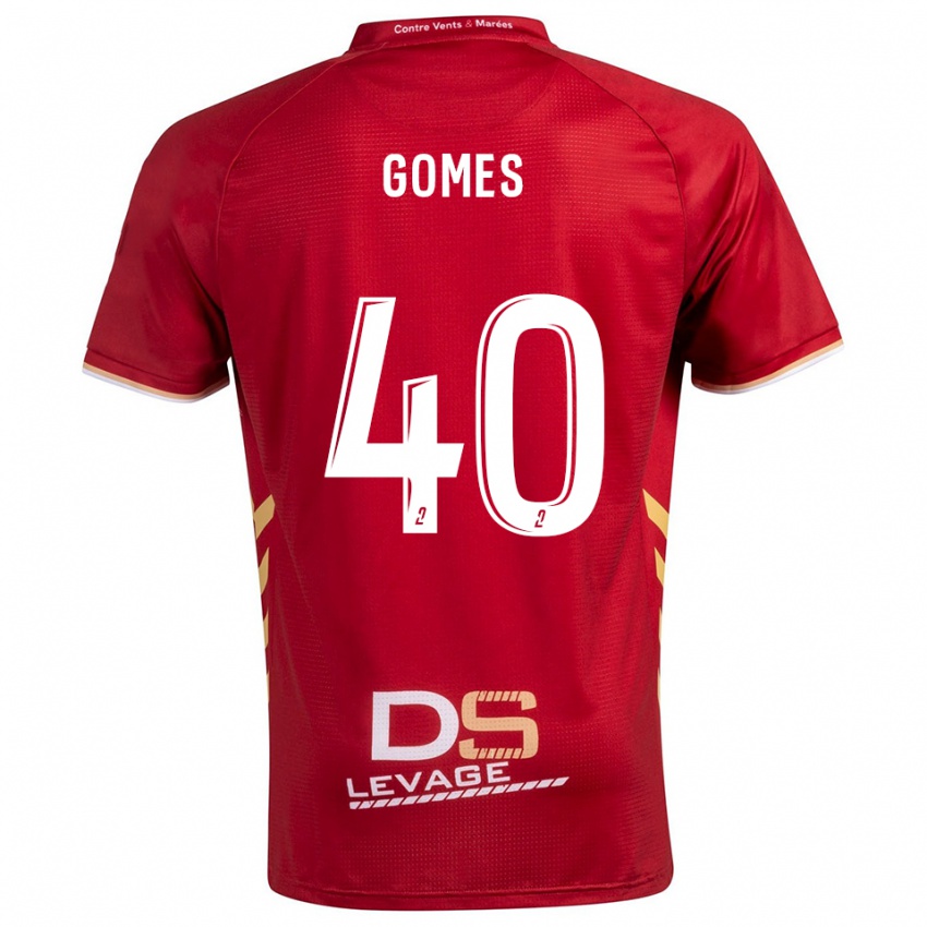 גברים איוון מרטין מוריירה גומס #40 בורדו זהב הרחק ג'רזי 2025/26 חולצה קצרה