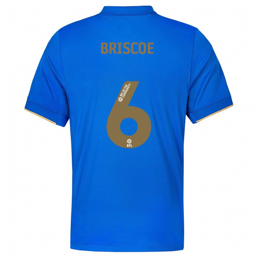 נשים Trae Briscoe #6 כחול זהב ג'רזי ביתית 2025/26 חולצה קצרה