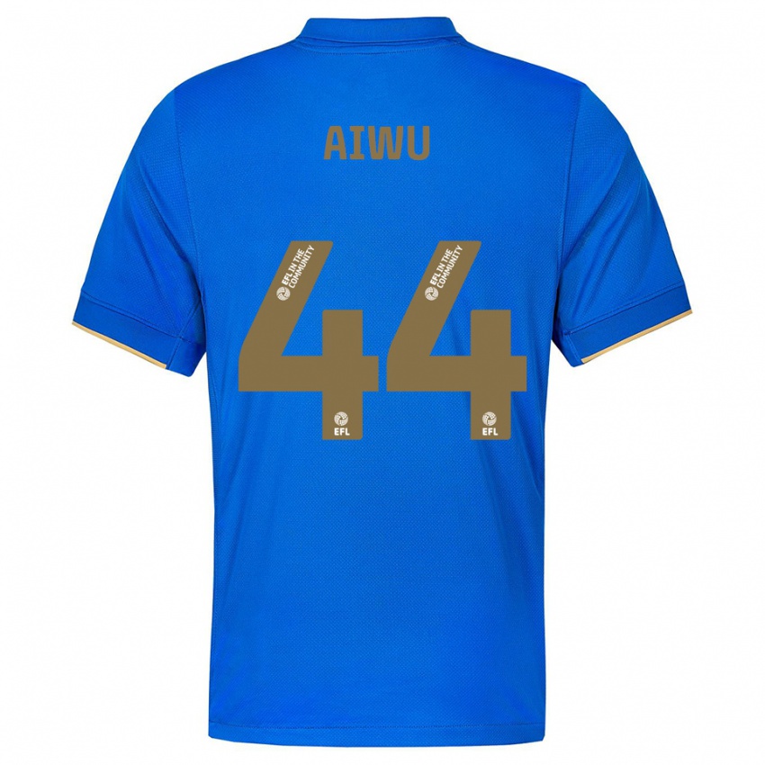 נשים עמנואל איווו #44 כחול זהב ג'רזי ביתית 2025/26 חולצה קצרה