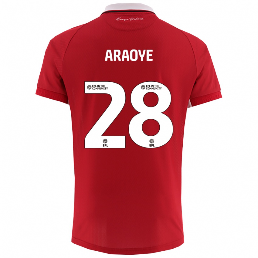 נשים רפאל דמילולה אראוי #28 אדום לבן ג'רזי ביתית 2025/26 חולצה קצרה