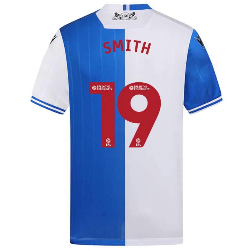 נשים אווי סמית׳ #19 כחול לבן ג'רזי ביתית 2025/26 חולצה קצרה