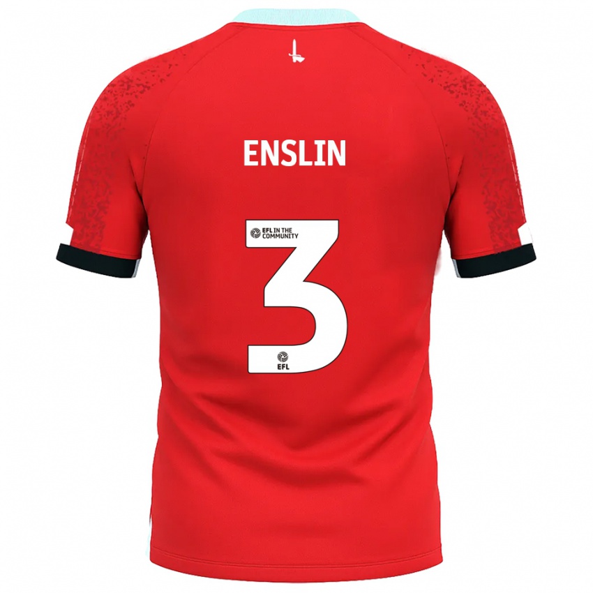 נשים קאי אנסלין #3 אדום לבן ג'רזי ביתית 2025/26 חולצה קצרה