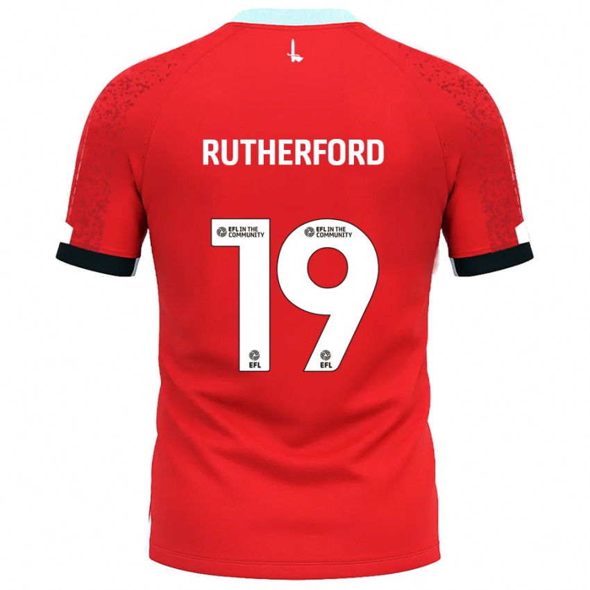 נשים אלה רתרפורד #19 אדום לבן ג'רזי ביתית 2025/26 חולצה קצרה