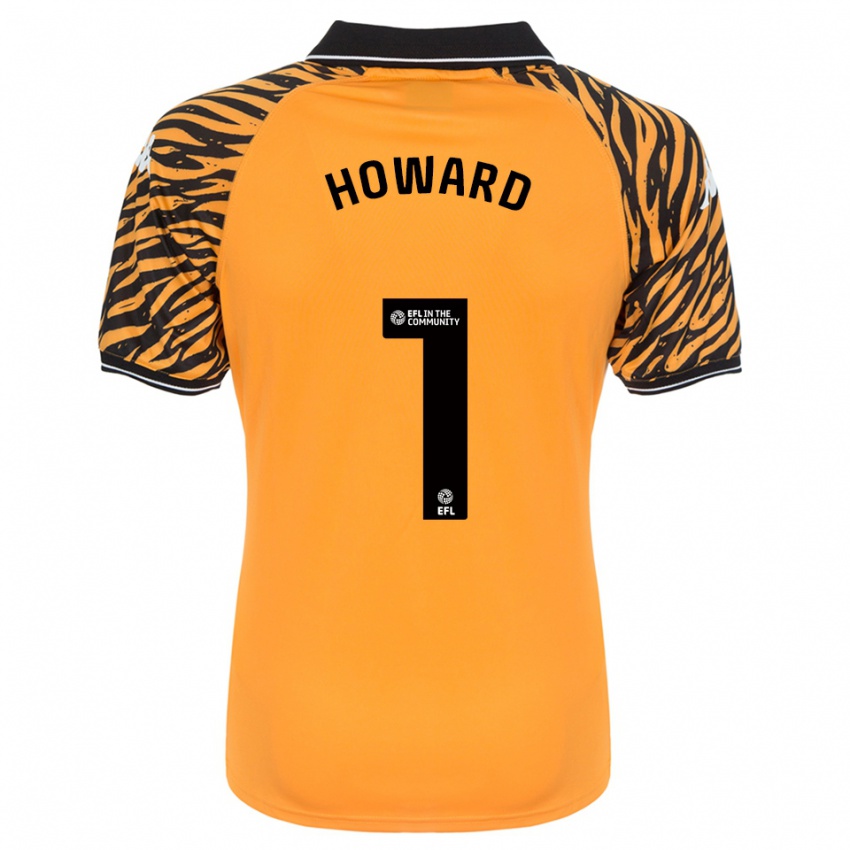 נשים Archie Howard #1 כתום שחור ג'רזי ביתית 2025/26 חולצה קצרה