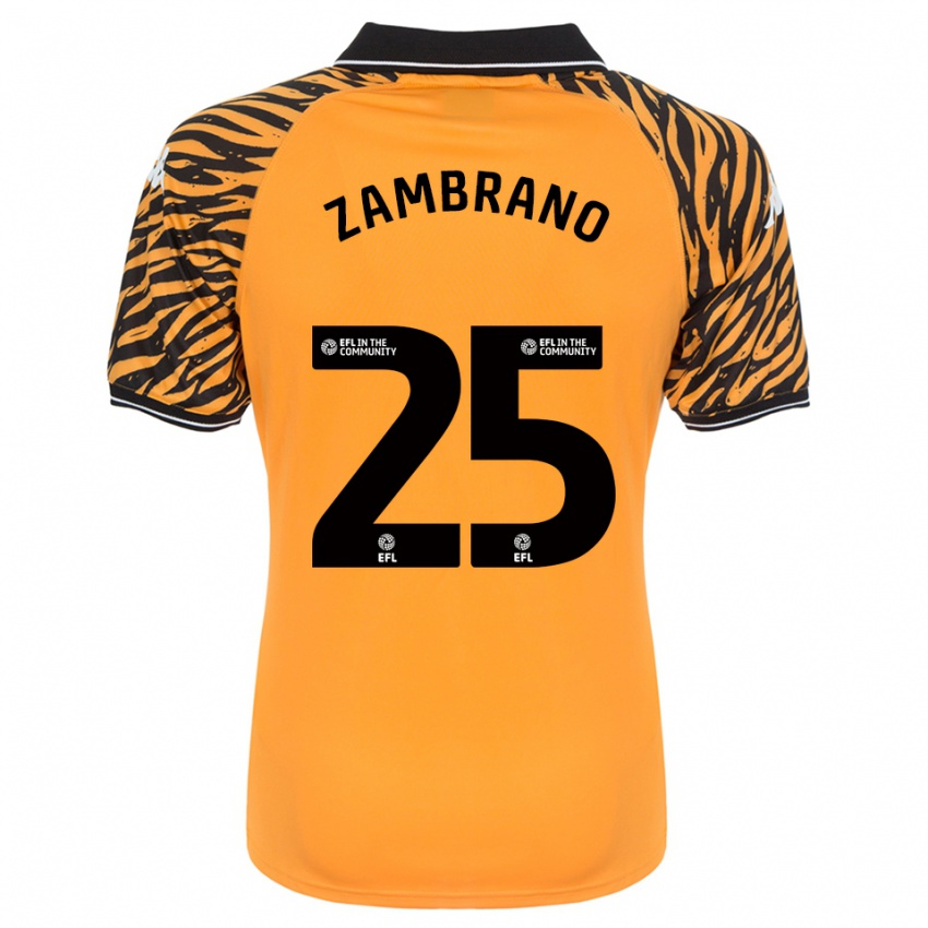 נשים אוסקר סמבראנו #25 כתום שחור ג'רזי ביתית 2025/26 חולצה קצרה