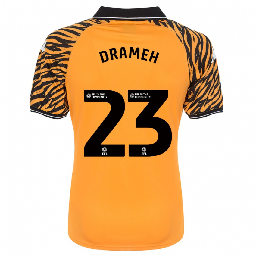 נשים קודי דראמה #23 כתום שחור ג'רזי ביתית 2025/26 חולצה קצרה