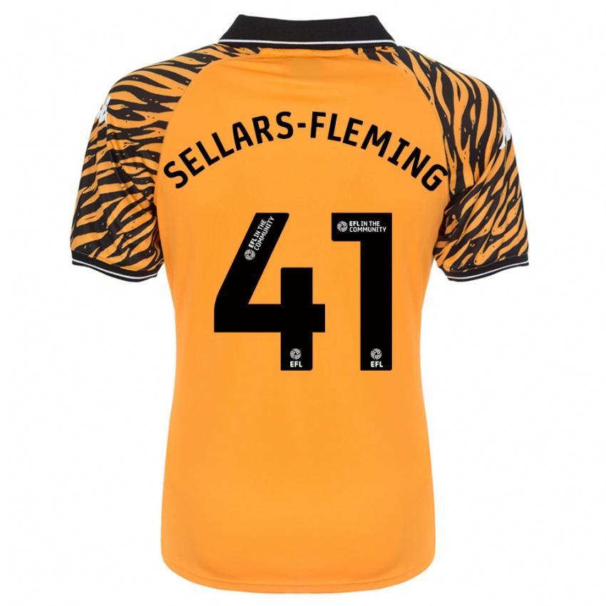 נשים טיירל סלארס-פלמינג #41 כתום שחור ג'רזי ביתית 2025/26 חולצה קצרה