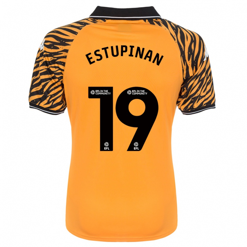 נשים אוסקר אסטופיניאן #19 כתום שחור ג'רזי ביתית 2025/26 חולצה קצרה