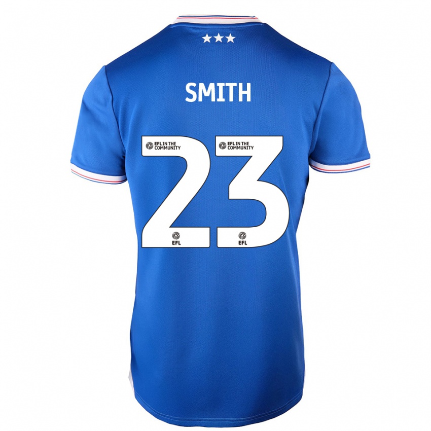 נשים Abbi Smith #23 כחול לבן ג'רזי ביתית 2025/26 חולצה קצרה