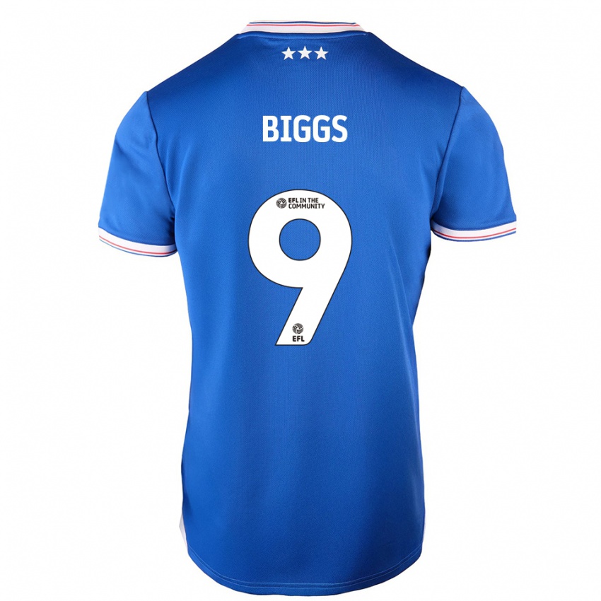 נשים מאדי ביגס #9 כחול לבן ג'רזי ביתית 2025/26 חולצה קצרה