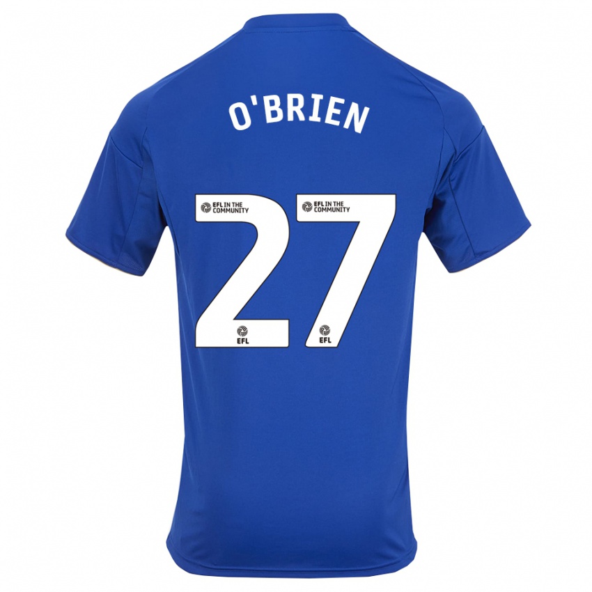 נשים Shannon O'brien #27 כחול זהב ג'רזי ביתית 2025/26 חולצה קצרה