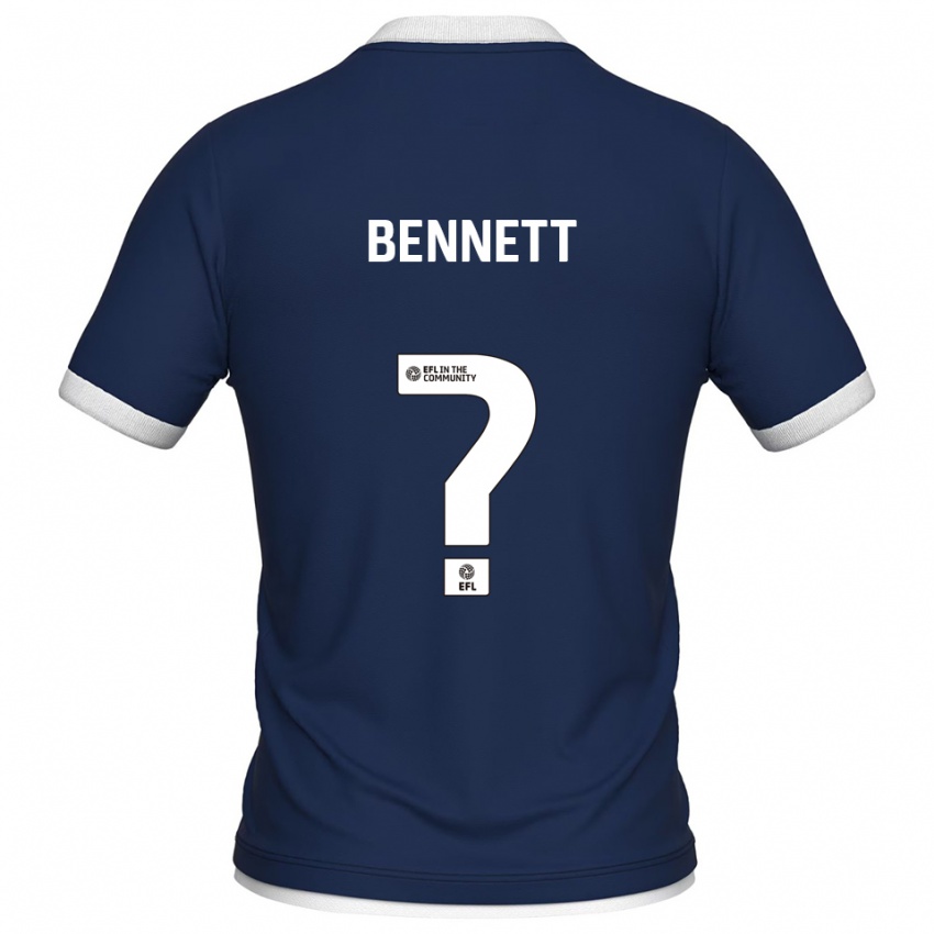 נשים Shay Bennett #0 כחול נייבי לבן ג'רזי ביתית 2025/26 חולצה קצרה