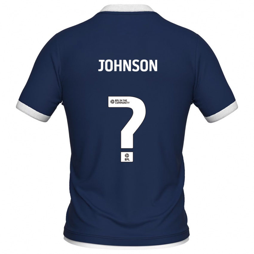 נשים Esme Johnson #0 כחול נייבי לבן ג'רזי ביתית 2025/26 חולצה קצרה