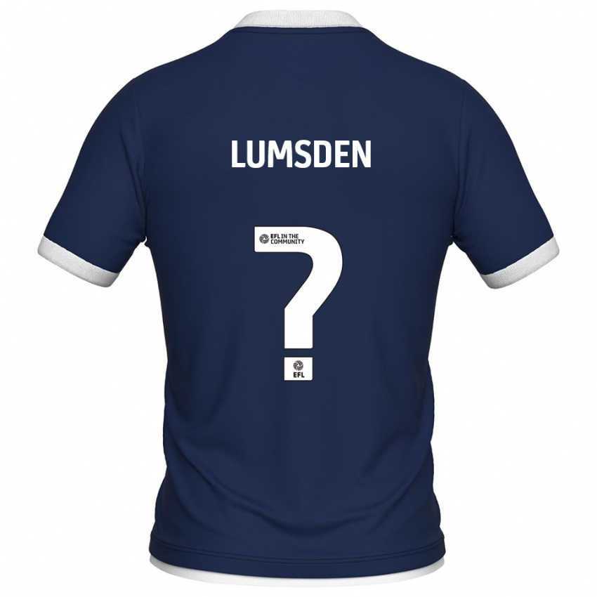 נשים בת' לומסדן #0 כחול נייבי לבן ג'רזי ביתית 2025/26 חולצה קצרה