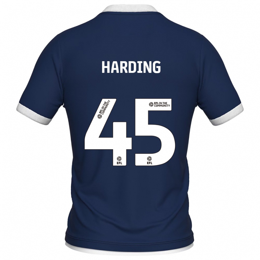 נשים וס הרדינג #45 כחול נייבי לבן ג'רזי ביתית 2025/26 חולצה קצרה