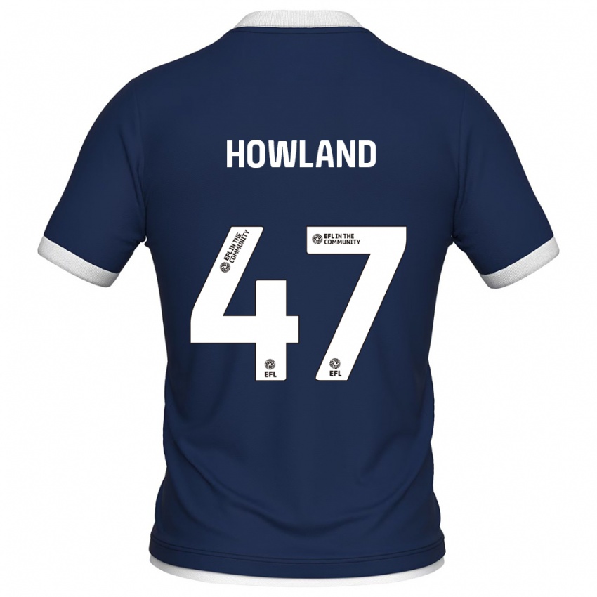 נשים Jack Howland #47 כחול נייבי לבן ג'רזי ביתית 2025/26 חולצה קצרה