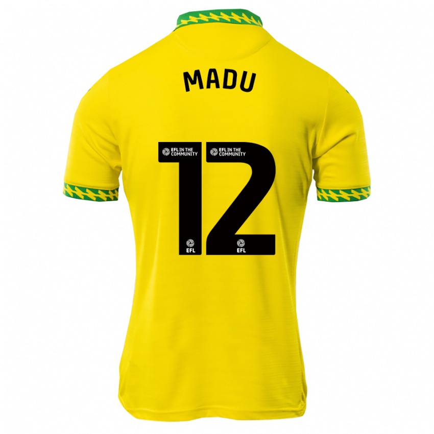 נשים Victor Madu #12 לבן ירוק ג'רזי ביתית 2025/26 חולצה קצרה