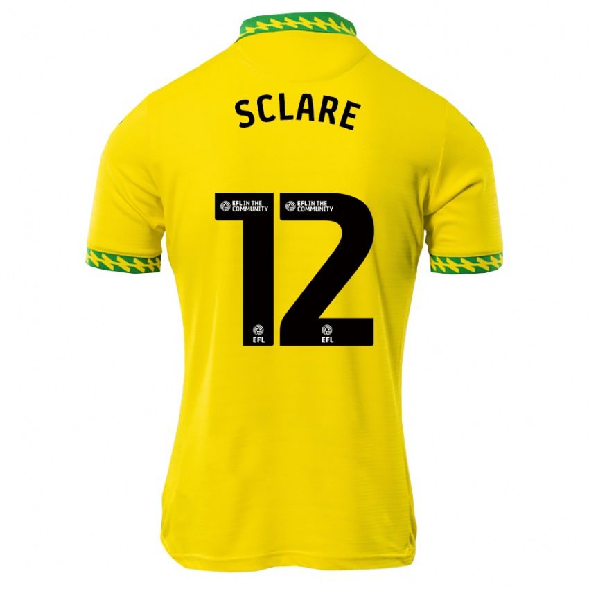 נשים Zach Sclare #12 לבן ירוק ג'רזי ביתית 2025/26 חולצה קצרה