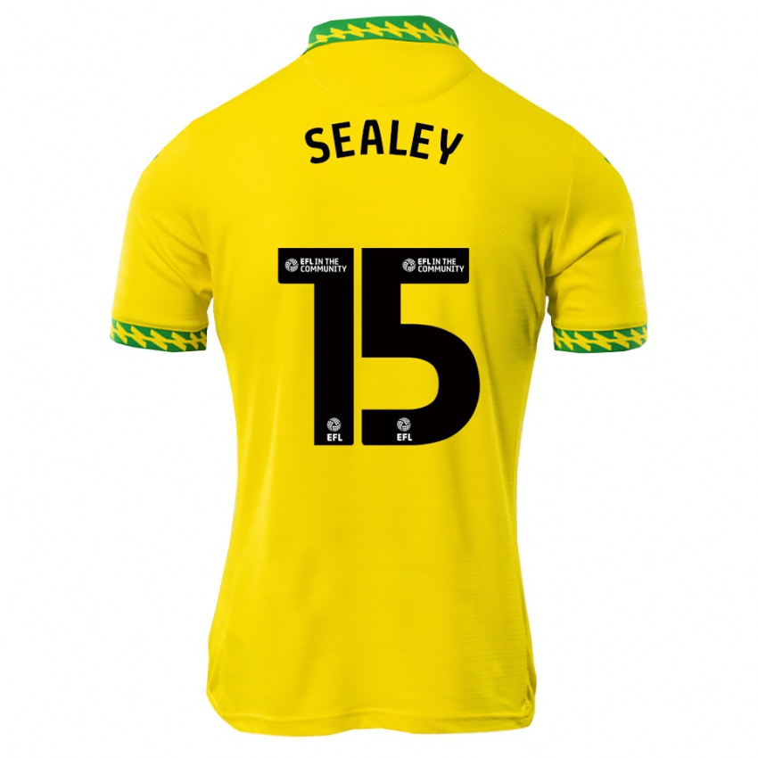 נשים La'sean Sealey #15 לבן ירוק ג'רזי ביתית 2025/26 חולצה קצרה