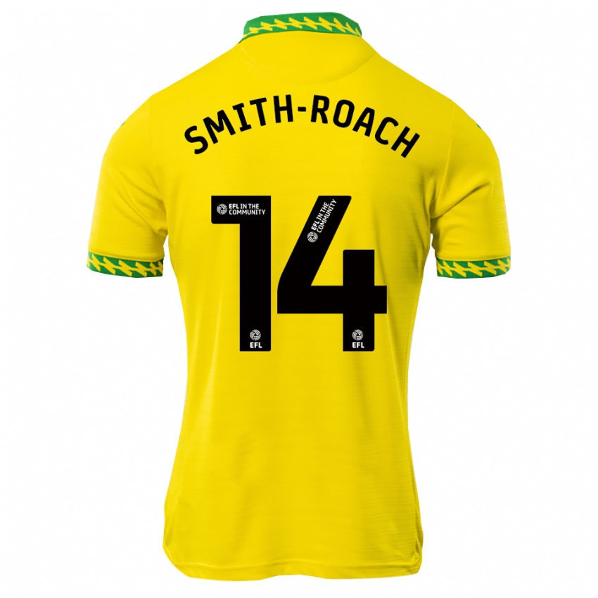 נשים Rio Smith-Roach #14 לבן ירוק ג'רזי ביתית 2025/26 חולצה קצרה